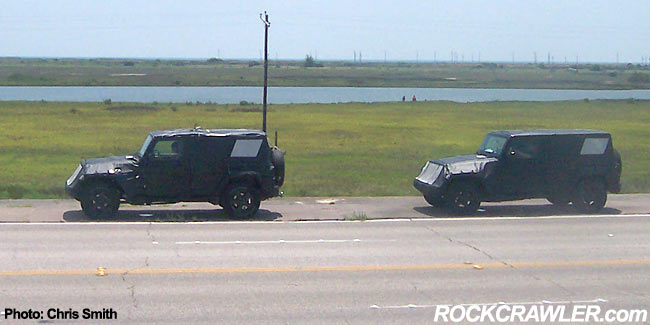 20007 Jeep TK Wrangler Spy Shots