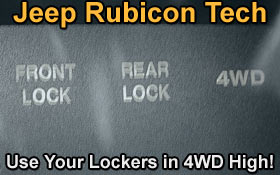 Jeep Rubicon Locker Bypass