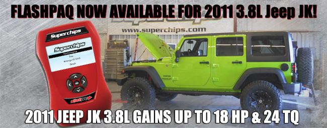 Superchips Flashpaq now Available for 2011  Jeep JK • 