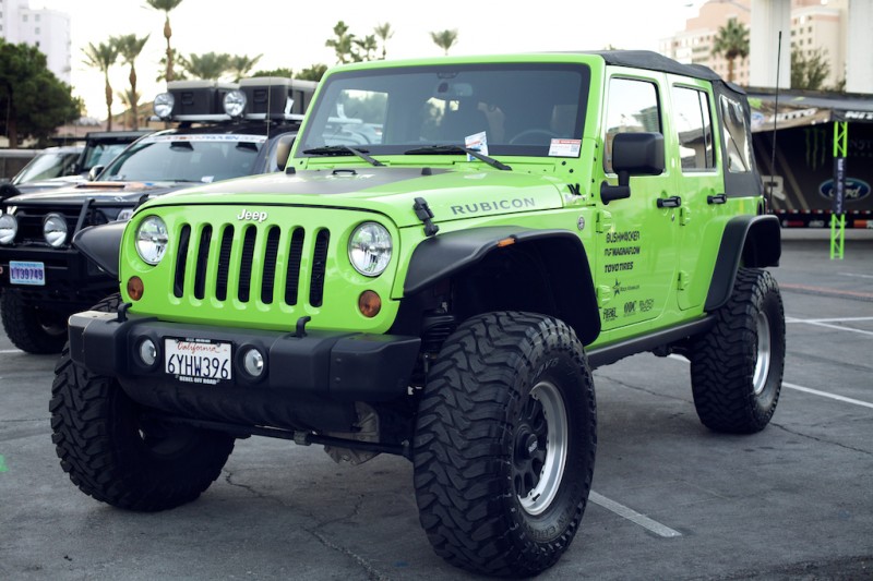 jeep jk wrangler green sema