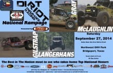 National Rampage Dirt Riot flier