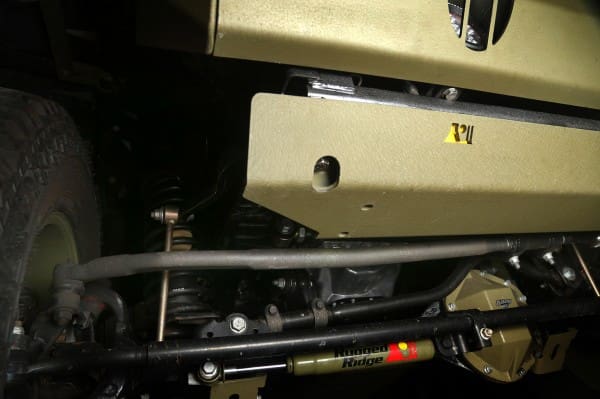 Rugged Ridge Jeep JK Inverted Drag Link - installed (High Res)