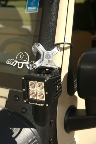 Rugged Ridge X-Clamps Installed on Jeep (High Res)