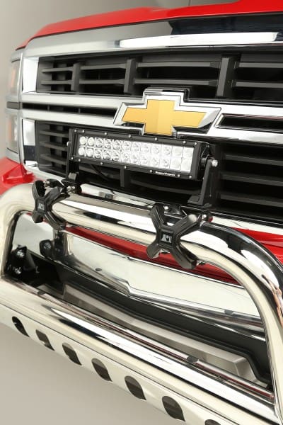 Rugged Ridge X-Clamps Installed on Truck (High Res)