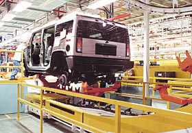 Hummer H2 Assembly Plant