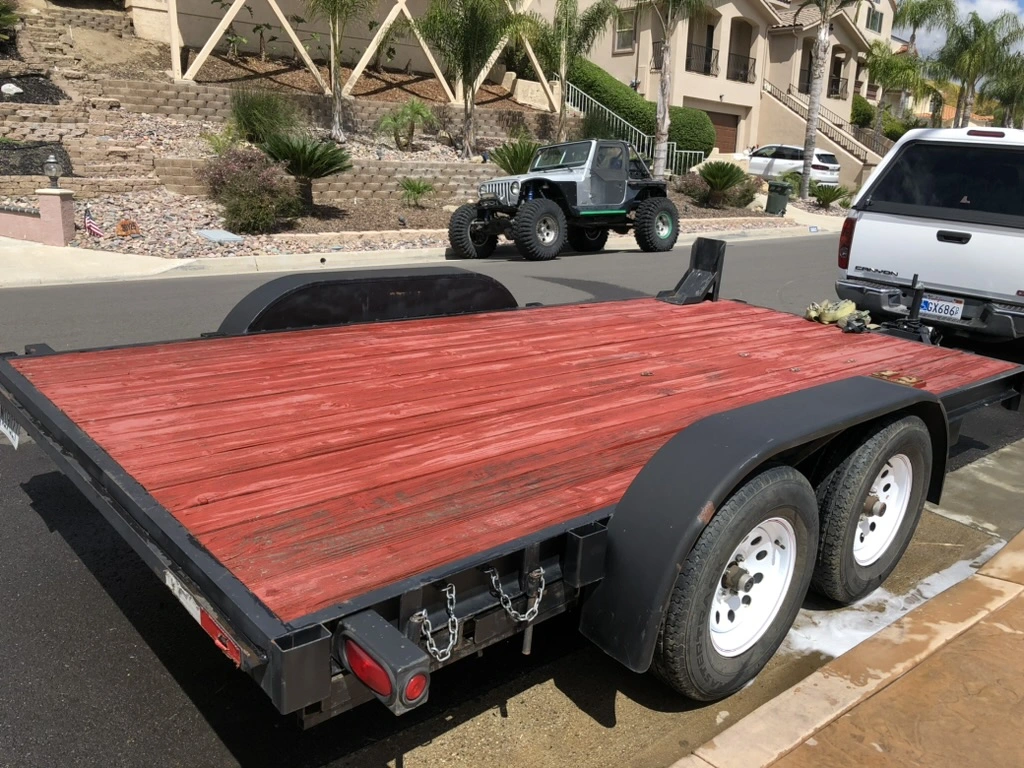 CA/USA 2004 Jeep Wrangler Rubicon + Trailer