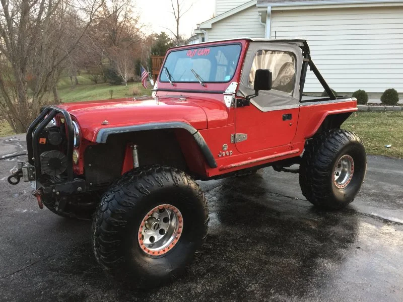 Street legal Jeep CJ rock crawler
