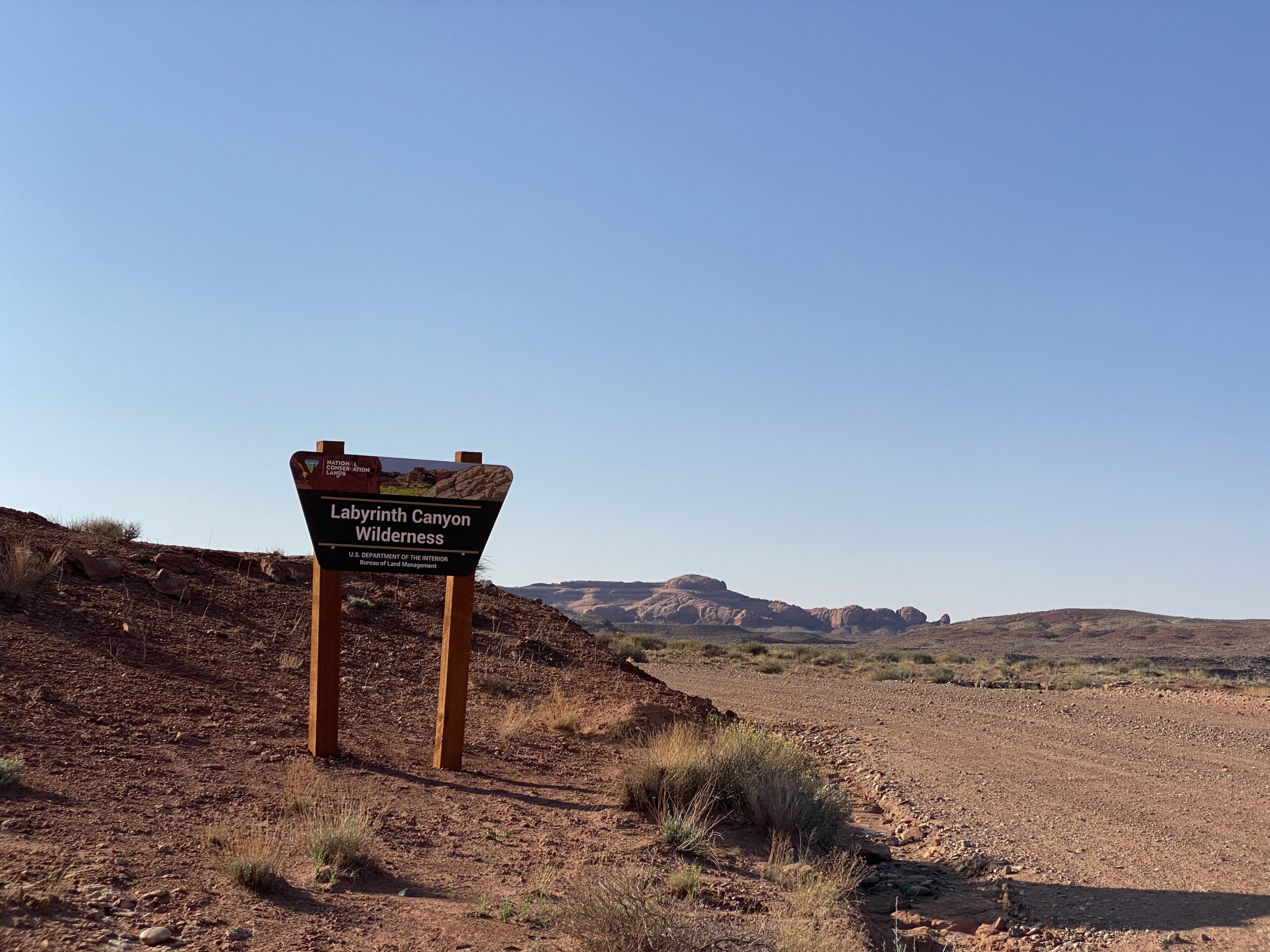 Labyrinth Canyon Wilderness Sign