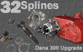 Advance Adapters 32 Spline Output Shaft Conversion for the Dana 300