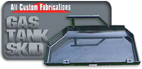 All Custom Fabrications Gas Tank Skid Plate