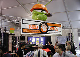 The Bed Bugs booth