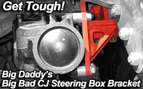 Big Daddy Offroad CJ Steering Box Bracket