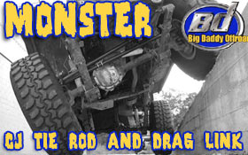 Big Daddy Offroad Monster CJ Tie Rod and Drag Link