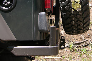 Big Daddy Rock Rear Plus Bumper and Tire Rack