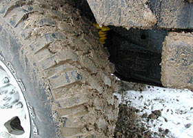 Dunlop Radial Mud Rover and Ultra Wheel Type 50 Rim