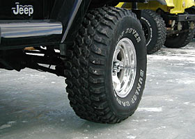 Dunlop Radial Mud Rover and Ultra Wheel Type 50 Rim