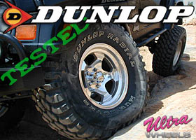 Dunlop Mud Rovers and Ultra Wheels Type 50 Rims