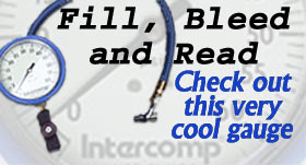 Intercomp Fill, Bleed and Read Gauge