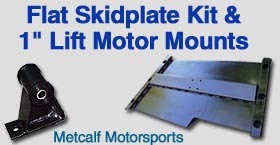 Metcalf Motorsports Flat Skidplate Kit