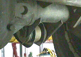 Stock control arm