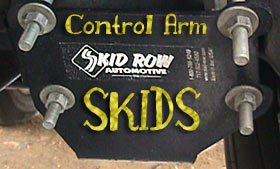 Skid Row Control Arm Skid Plates