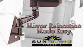 Sun Performance Mirror Relocation Brackets