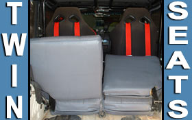 TwinSeats for Jeep TJ