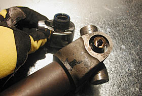 Removing a U-Joint with the U-Joint Tool