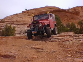 Sean in his FJ-40