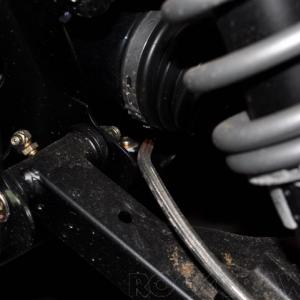 Rear brake line clip
