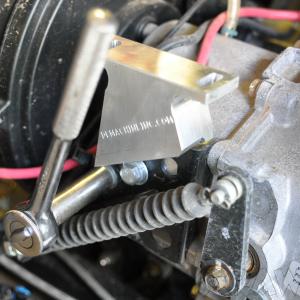 install the machined aluminum bracket